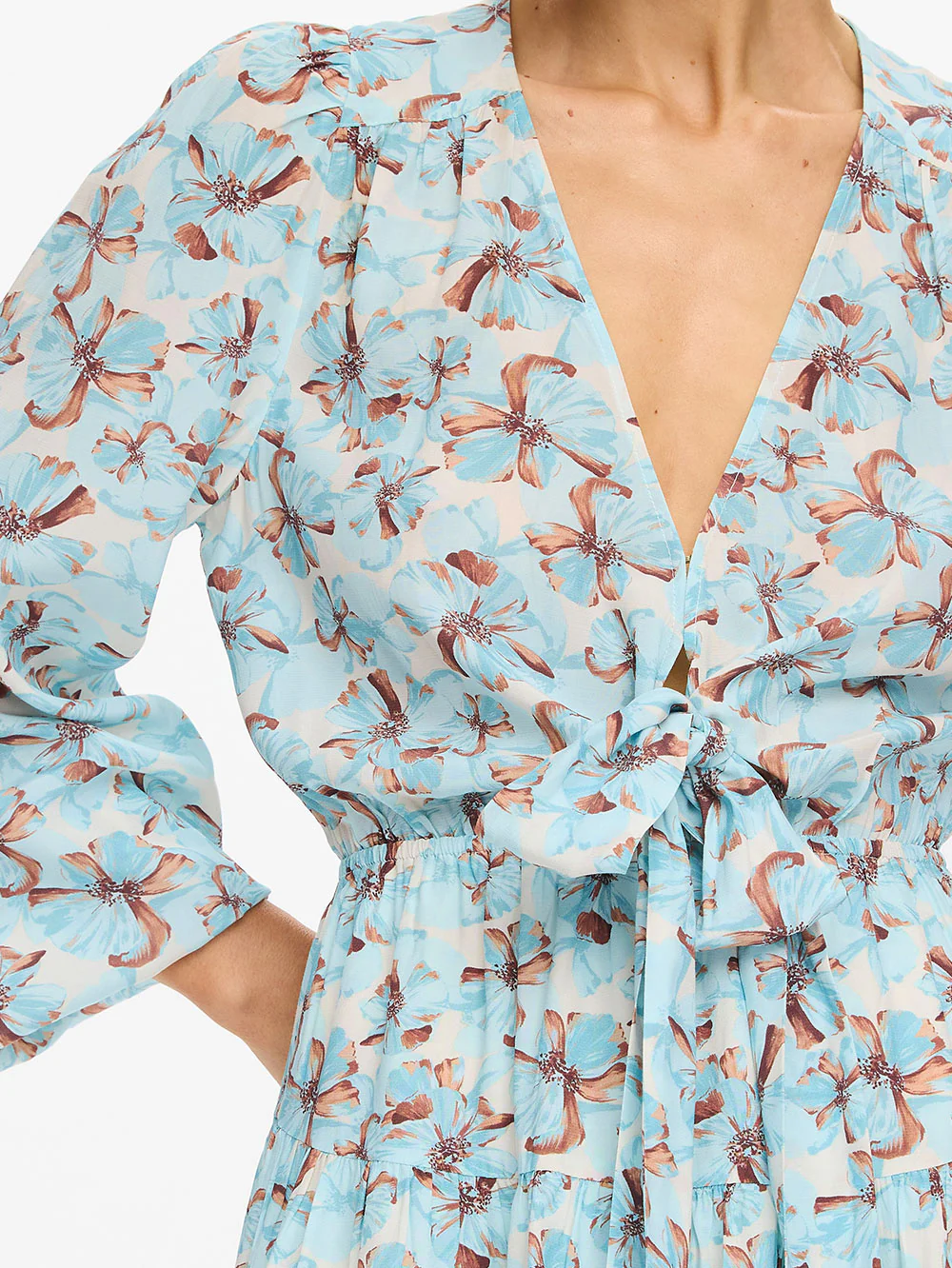 Lydia Tie Front Mini Dress - Image 5