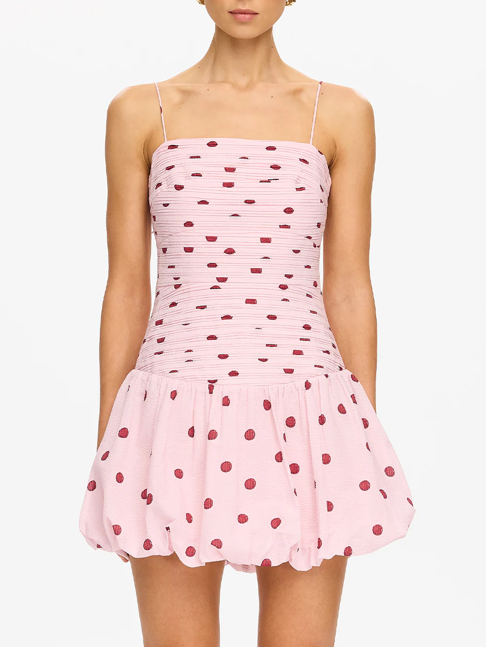 Sia Bubble Hem Mini Dress - Image 6
